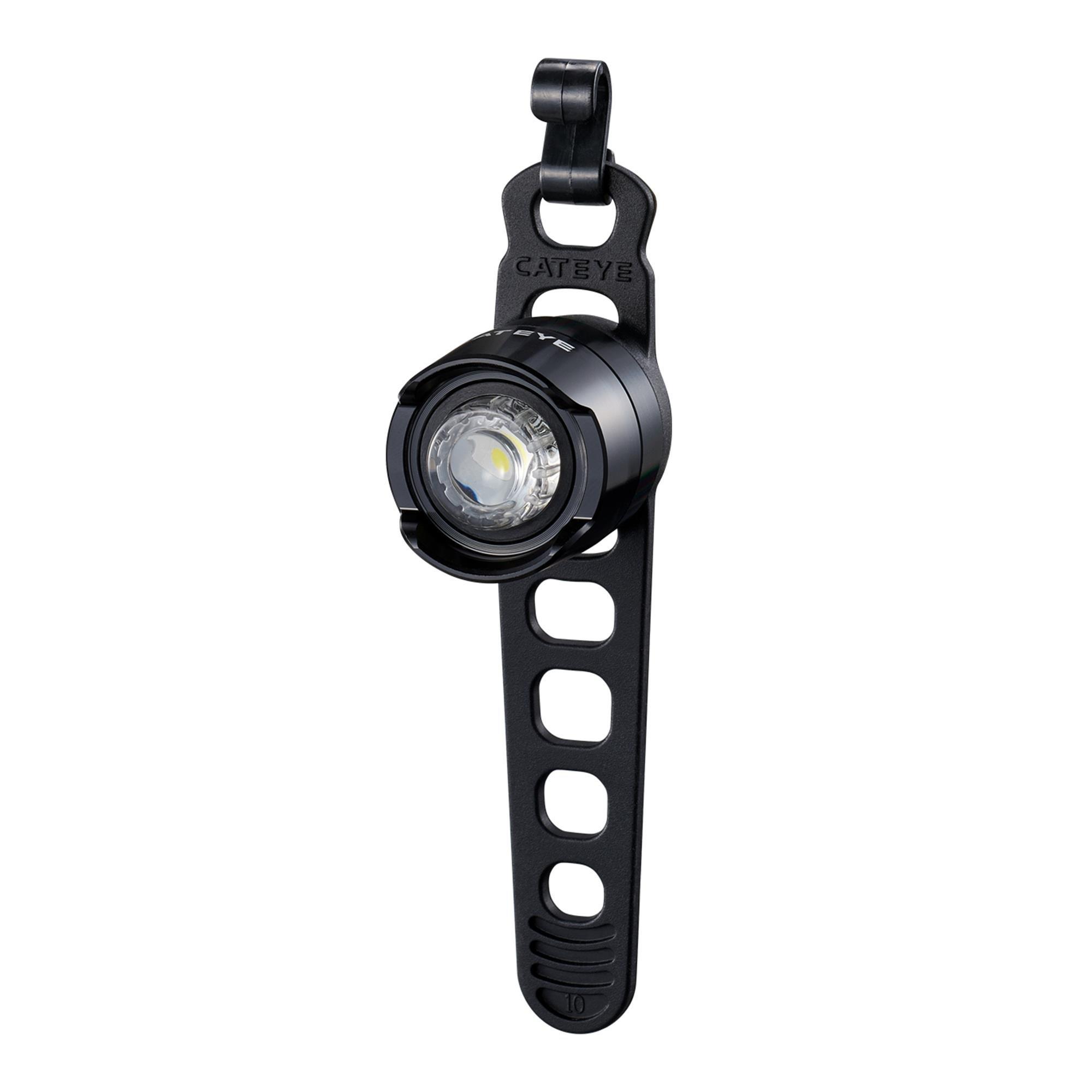 Black - Cateye - Cateye Orb II Rechargable Front Bike Light - 1