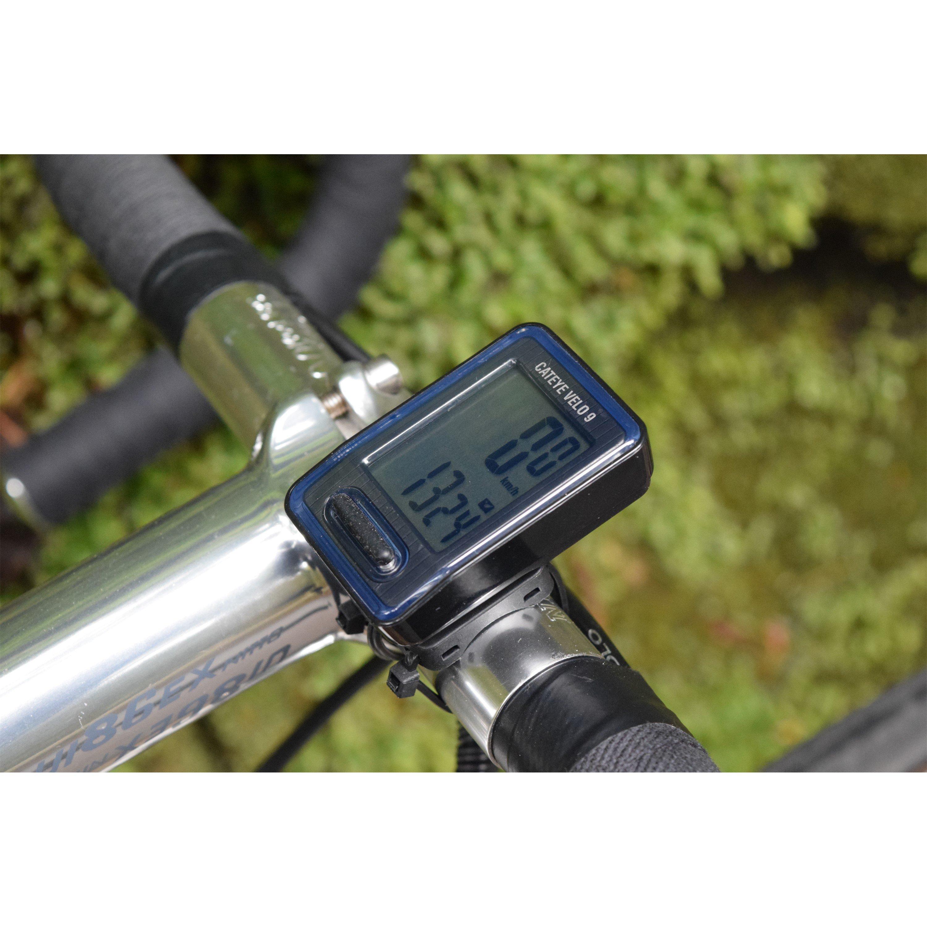 Black - Cateye - Velo 9 Wired Cycle Computer - 3