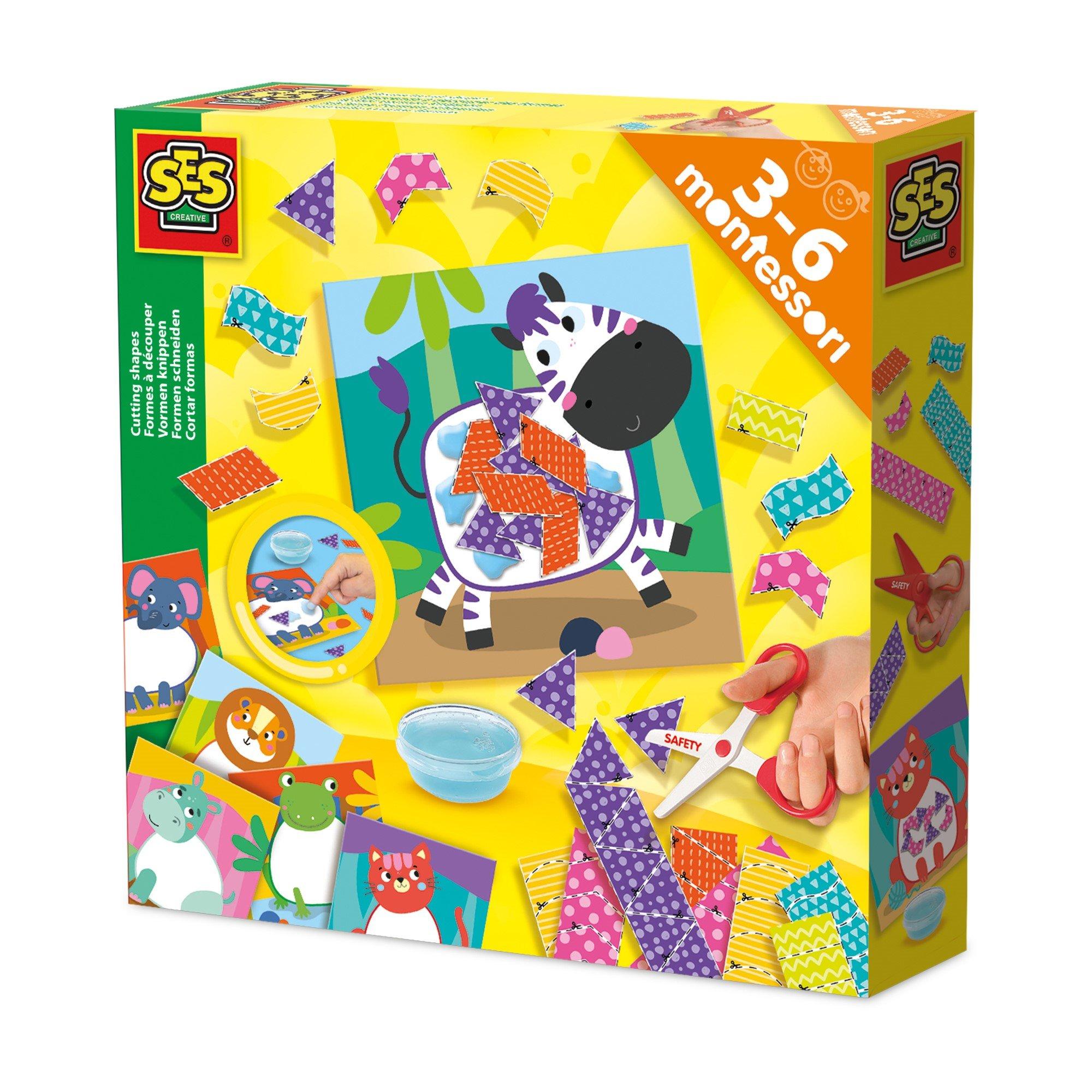 Ses Creative  Kids Montessori - Cutting Shapes - 