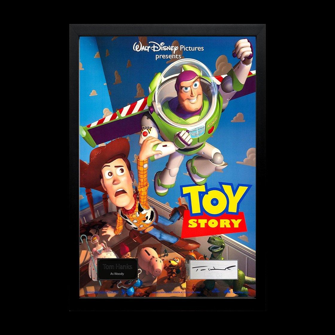 The Fan Cave Tom Hanks Signed Toy Story Cut Iconic Frame (ACG C