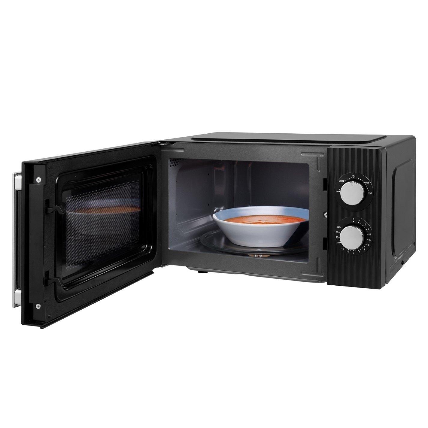 Black - Russell Hobbs - RHMM725B Eden 17 Litre Manual Microwave Black - 12