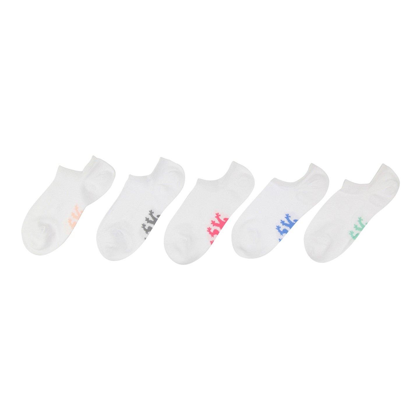 White - Pringle - Women's Trainer Socks - 5