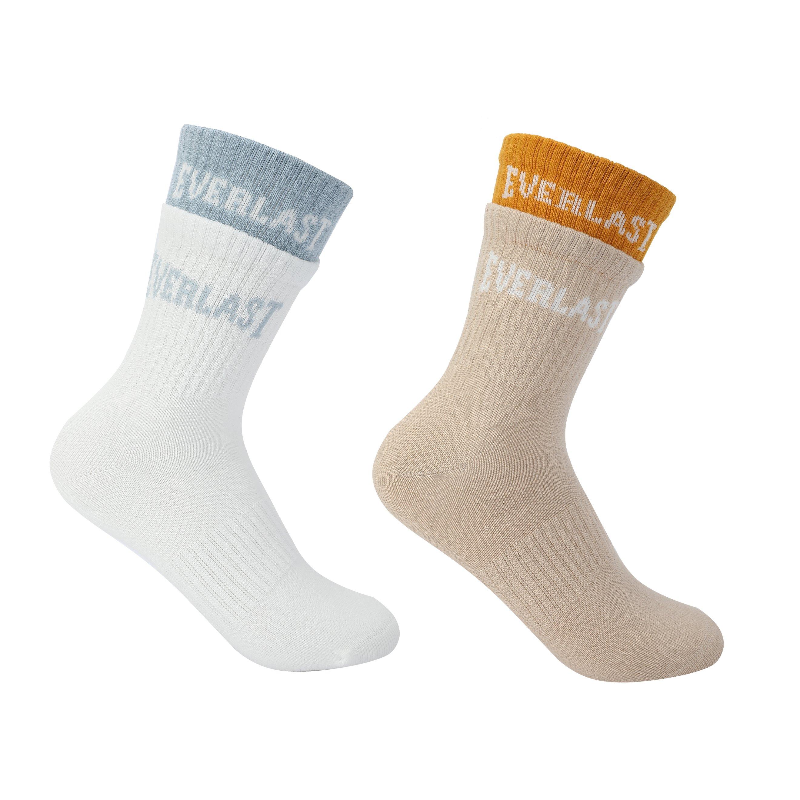 Everlast  Kids Rib Crew Socks 2 Pack -  - Junior 1-6