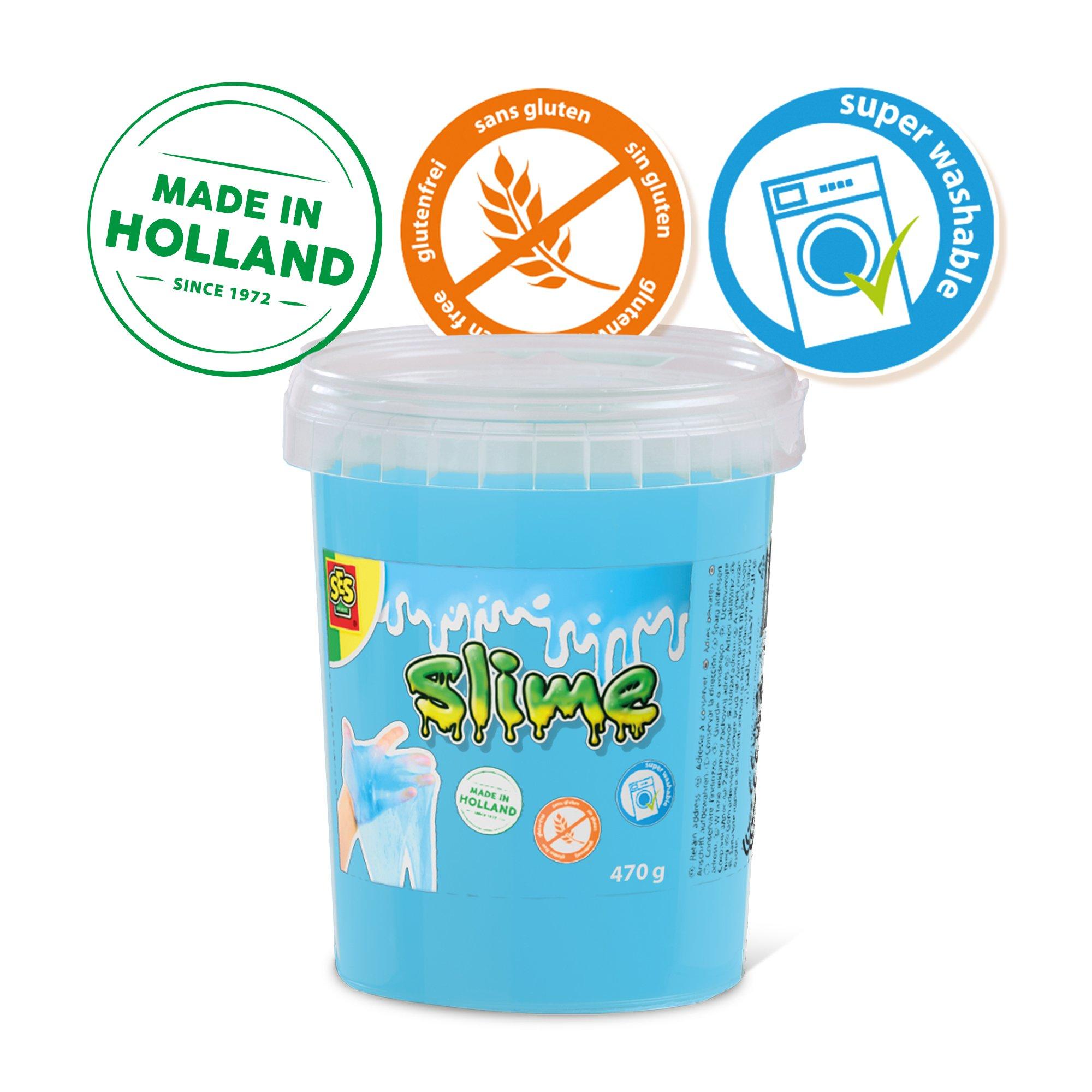 Ses Creative  Kids Slime - Blue Glitter 470 G - 