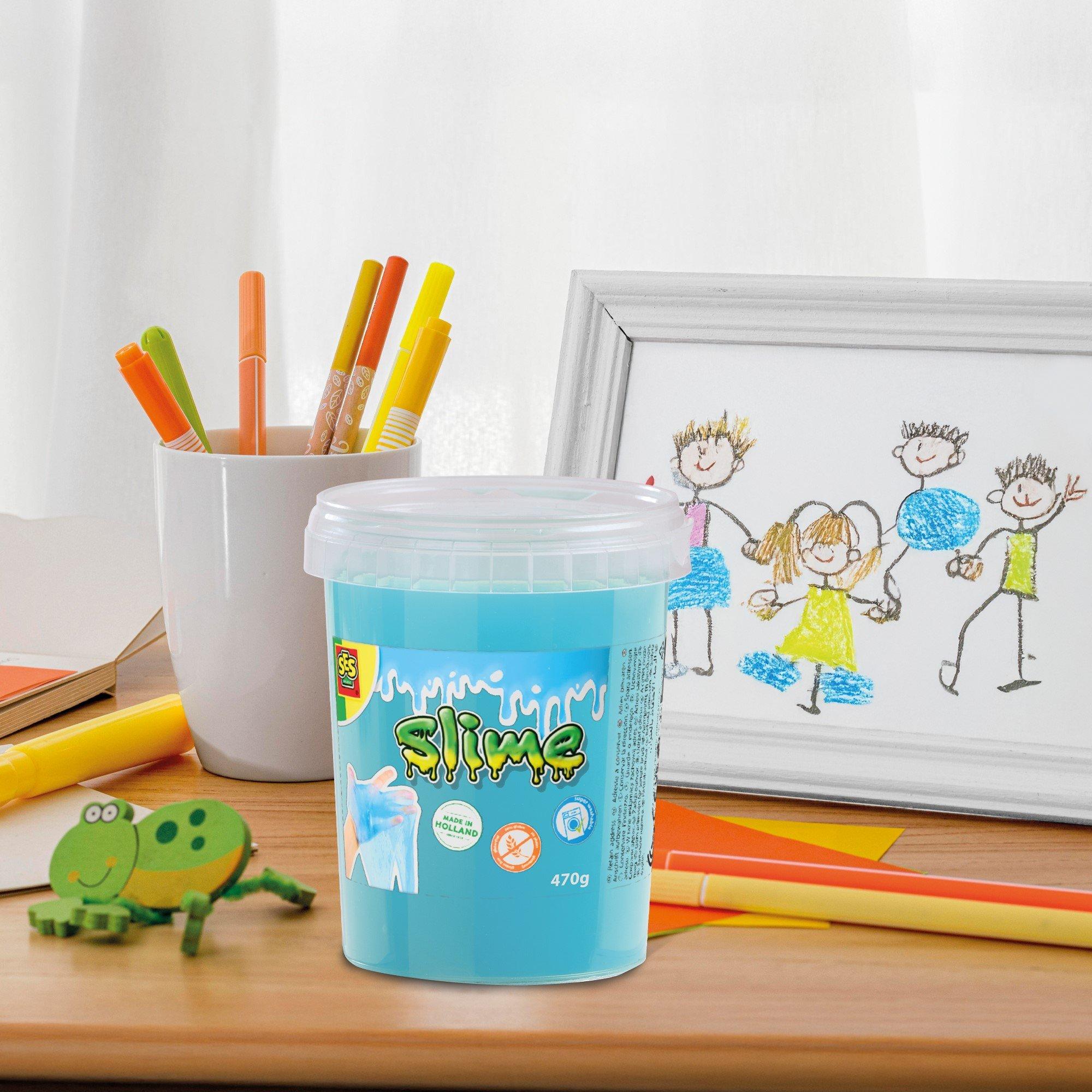 Multi - SES Creative - Slime - Blue glitter 470 g - 2