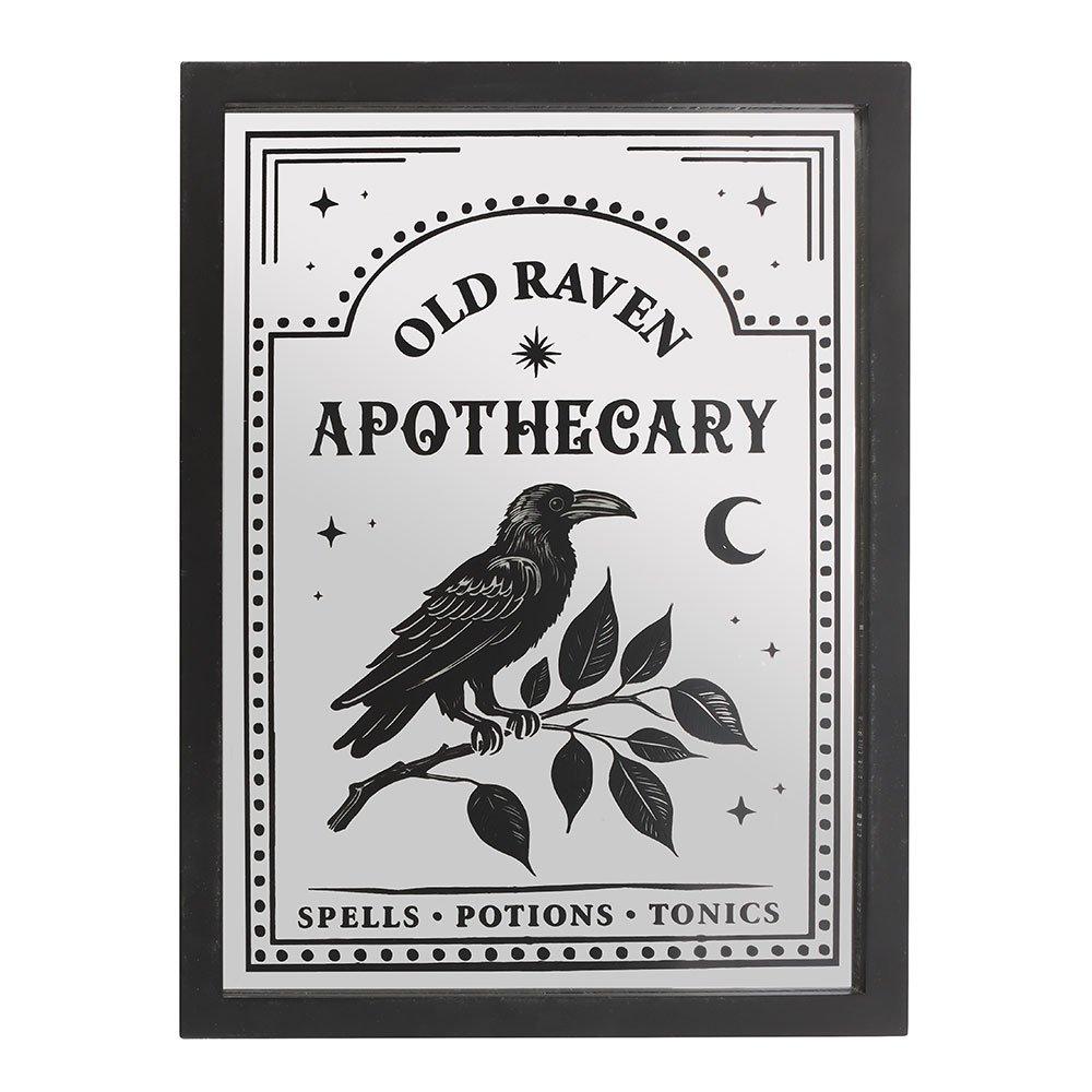 Black - Something Different - Old Raven Apothecary Mirrored Wall Art - 2