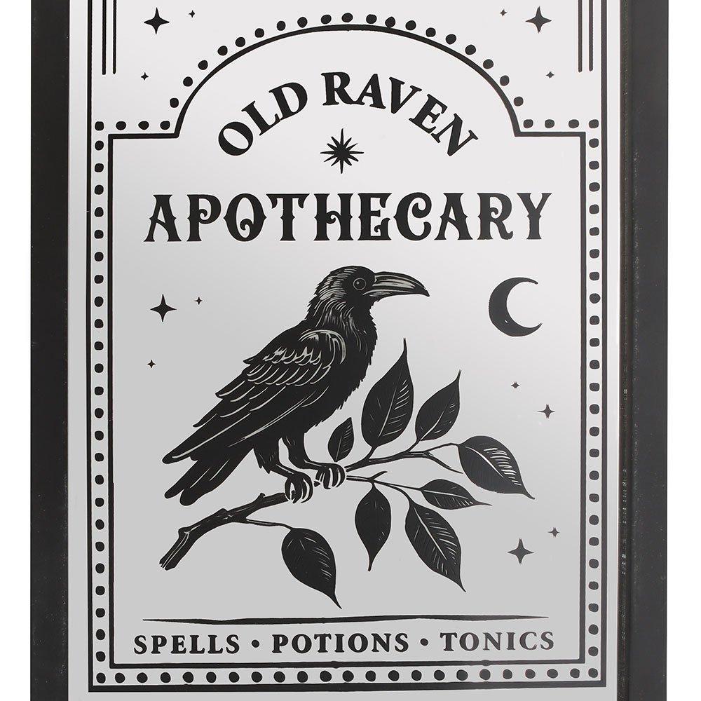 Black - Something Different - Old Raven Apothecary Mirrored Wall Art - 3