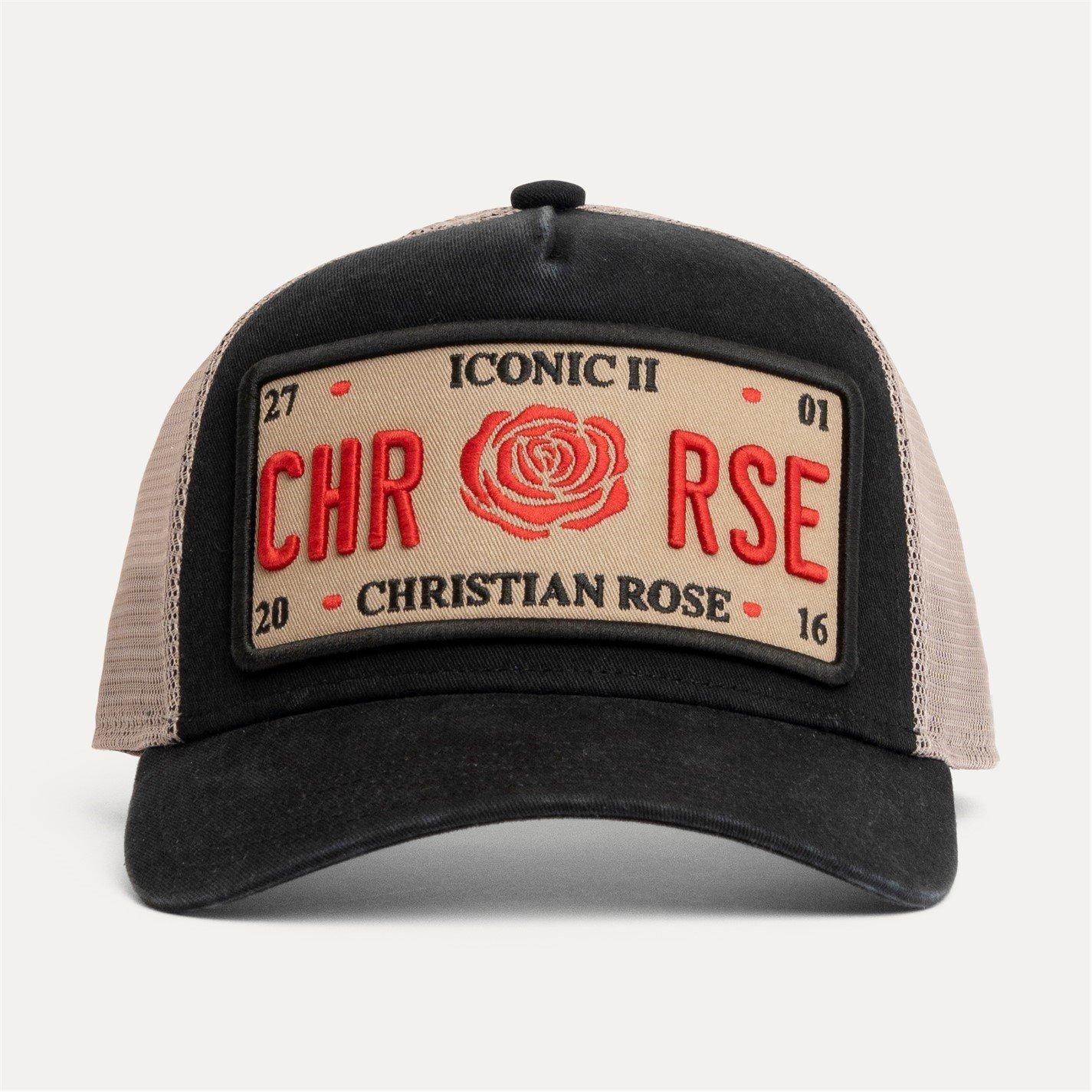 Christian Rose | Washed Iconic II Plate Trucker Cap | Flannels