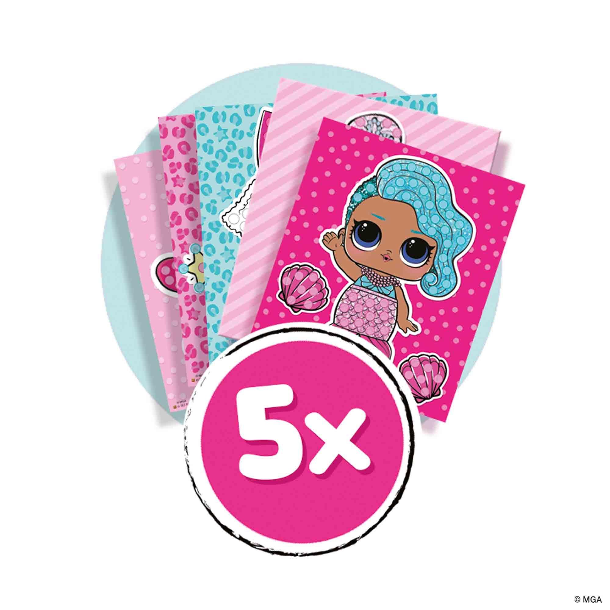 Multi - SES Creative - Blow airbrush pens - Safari animals 6x - 3