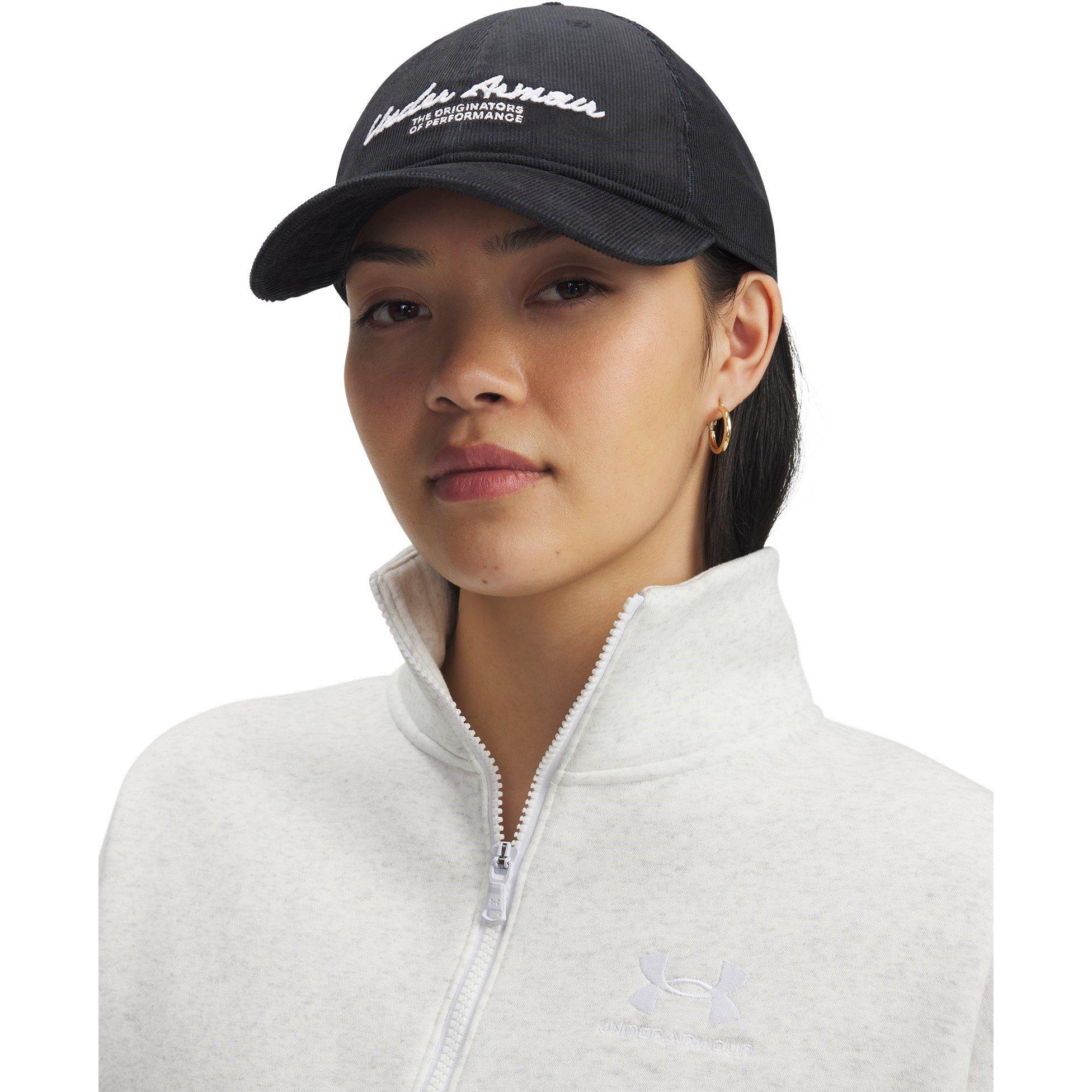 Schwarz - Under Armour - Adults Sportstyle Corduroy Adjustable Baseball Cap - 3