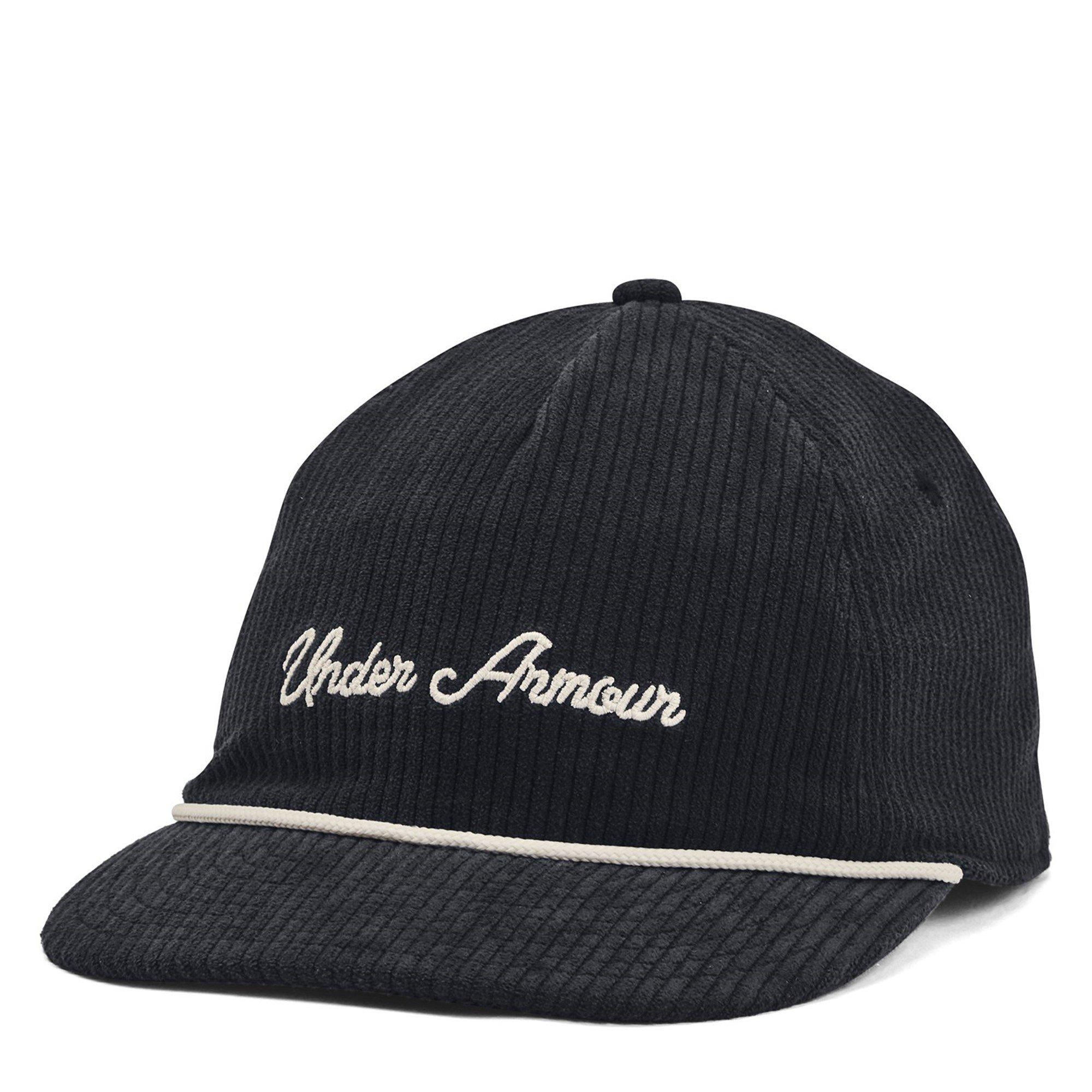 Black - Under Armour - Adults Wide Sportstyle Adjustable Baseball Cap - 1