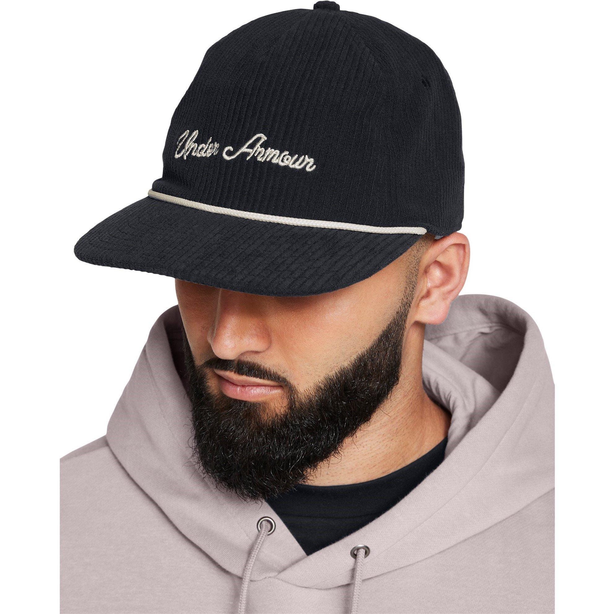 Black - Under Armour - Adults Wide Sportstyle Adjustable Baseball Cap - 3