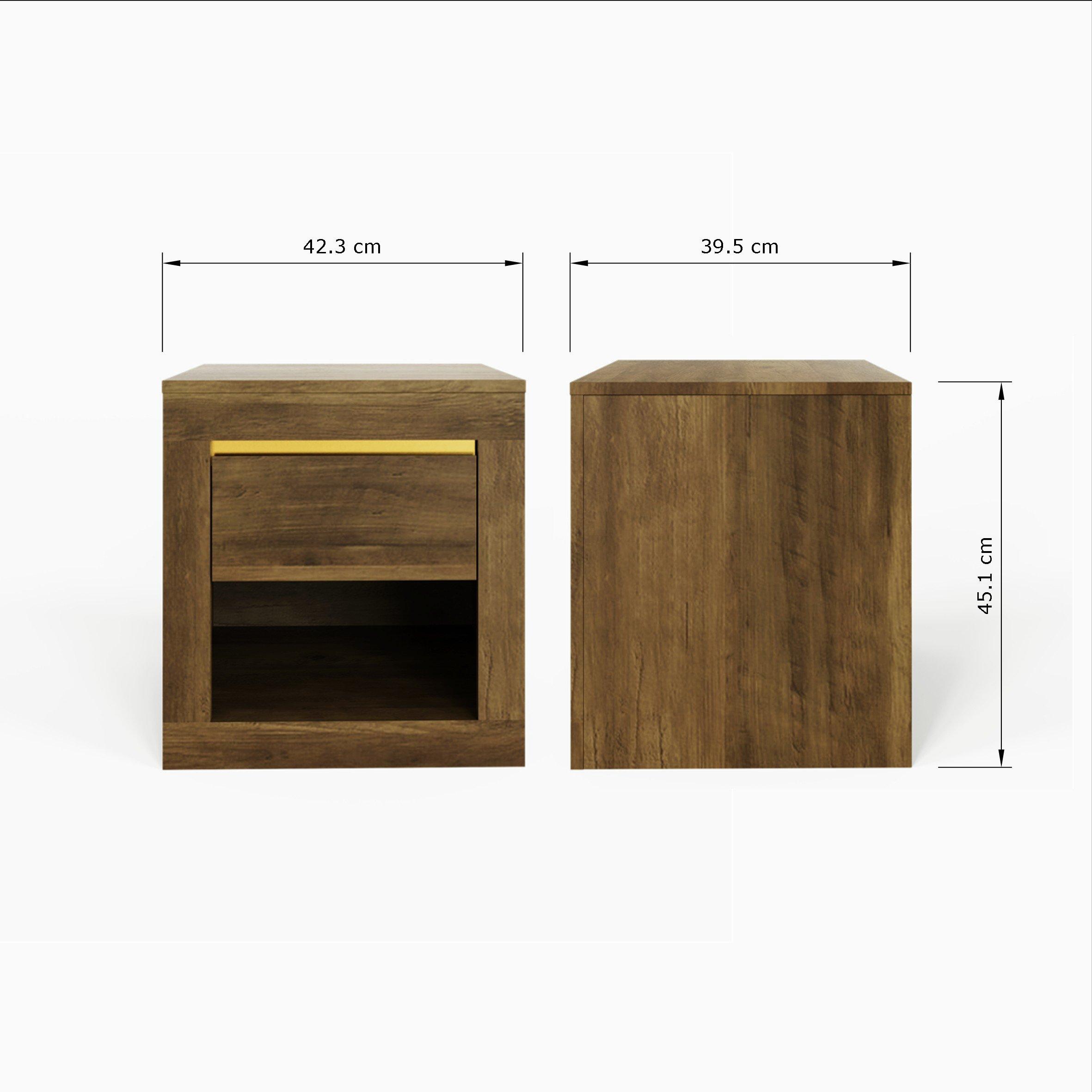 Knotty Oak - GFW - Astley Lamp Table Knotty Oak - 8