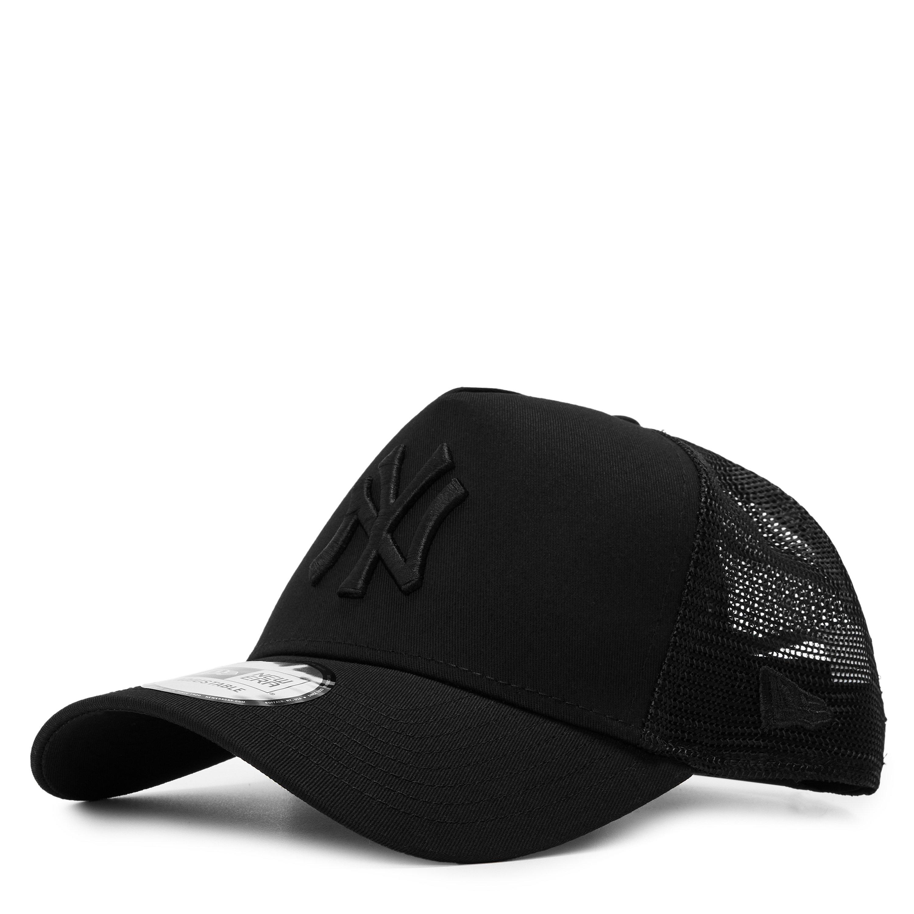 Black - New Era - A-Frame Adjustable Trucker Cap - 1