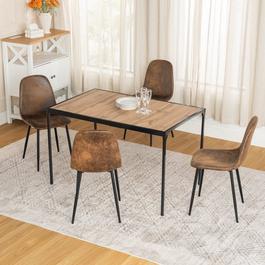 Urban Meuble Dining Table Set (1 Table + 4 Chairs)