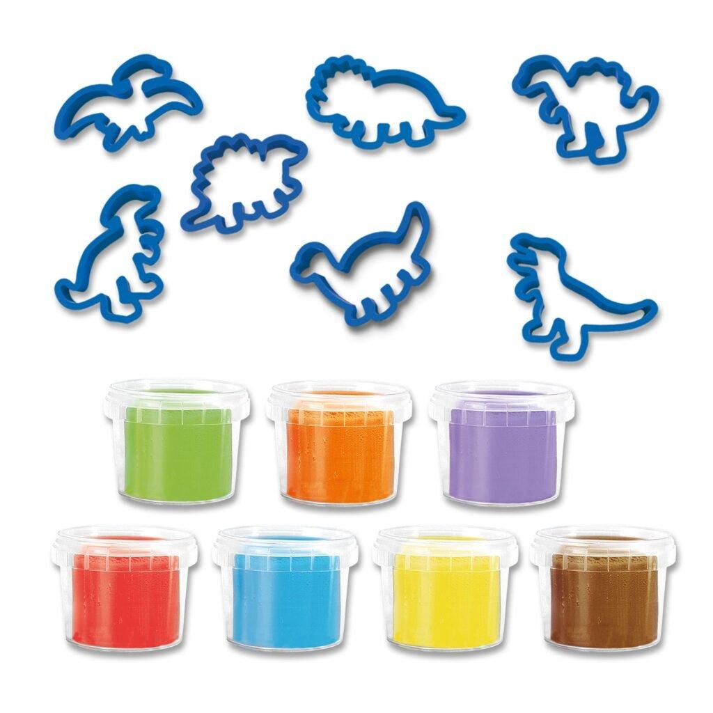 Multi - SES Creative - Dough - Dinos mega set with cutters - 2