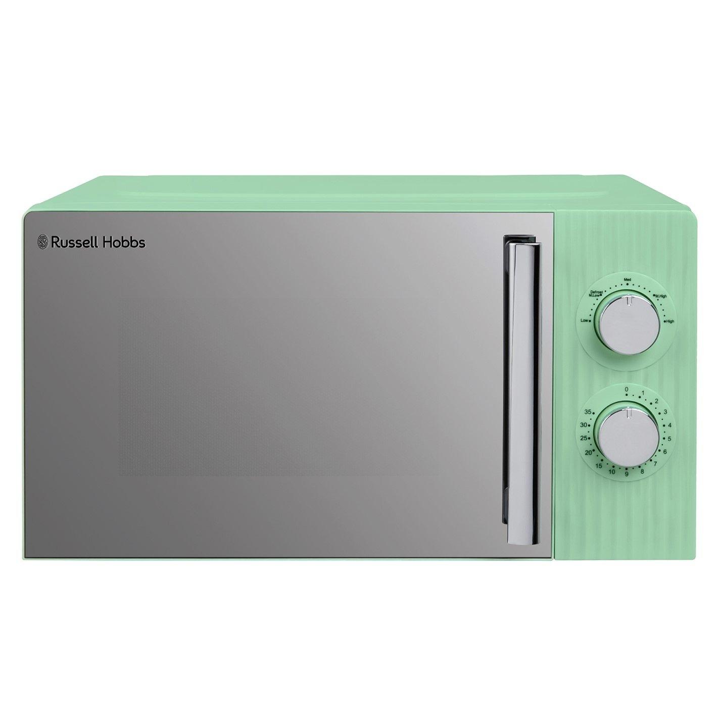 Russell Hobbs Eden 17 Litre Pistachio Green Manual Microwave - Image 5