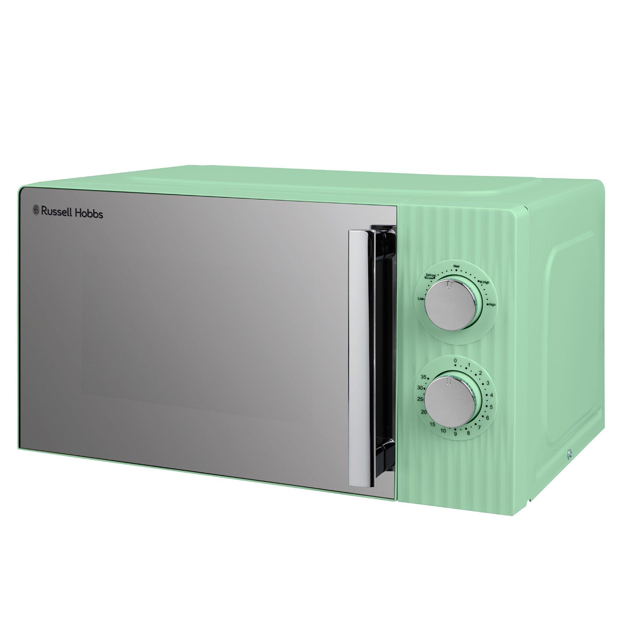 Pistachio Green - Russell Hobbs - RHMM725PG Eden 17L Manual Microwave - 2