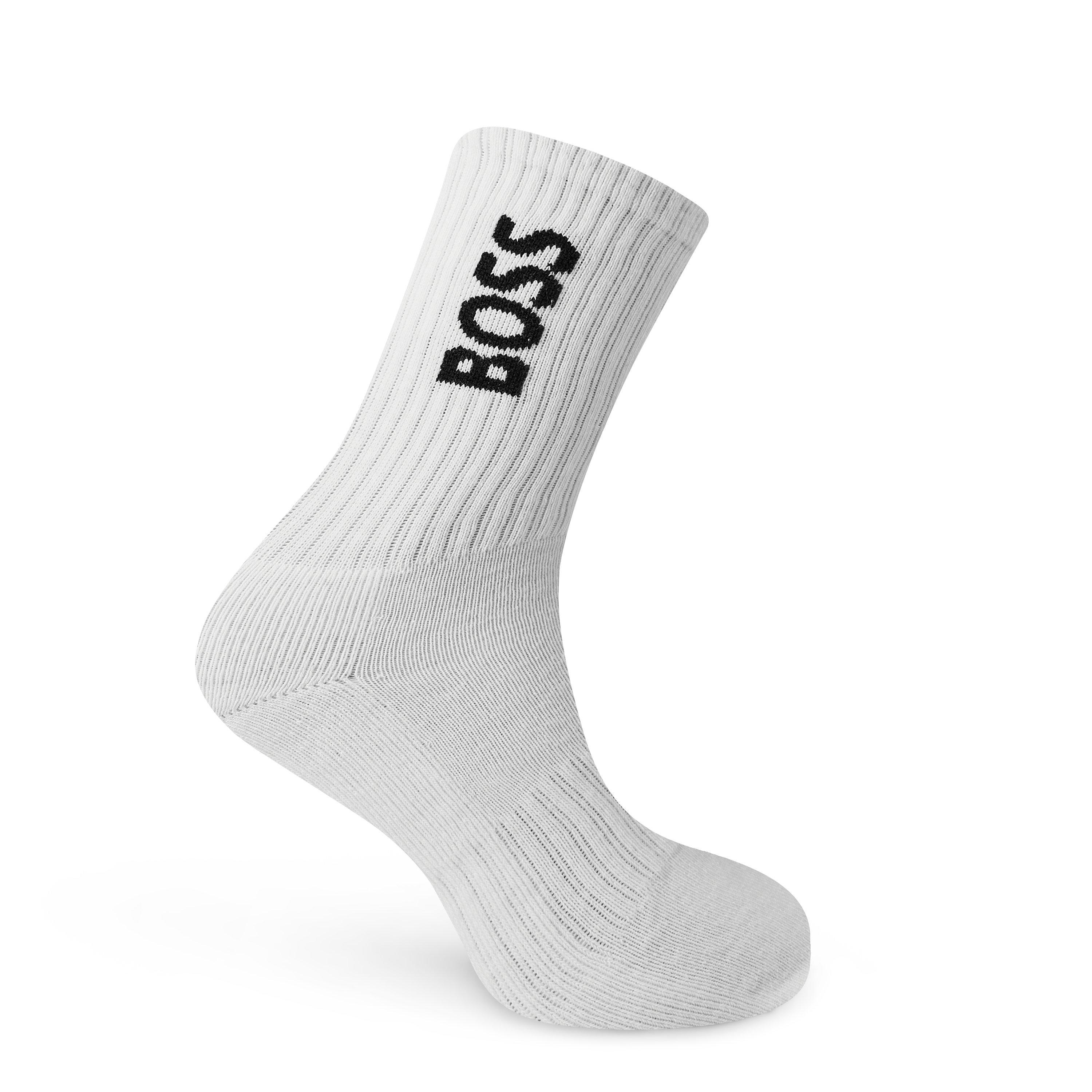 Wit 100 - Boss - Mens BOSS Bodywear 3 Pack Socks with Logo Detail (Crew) - 3