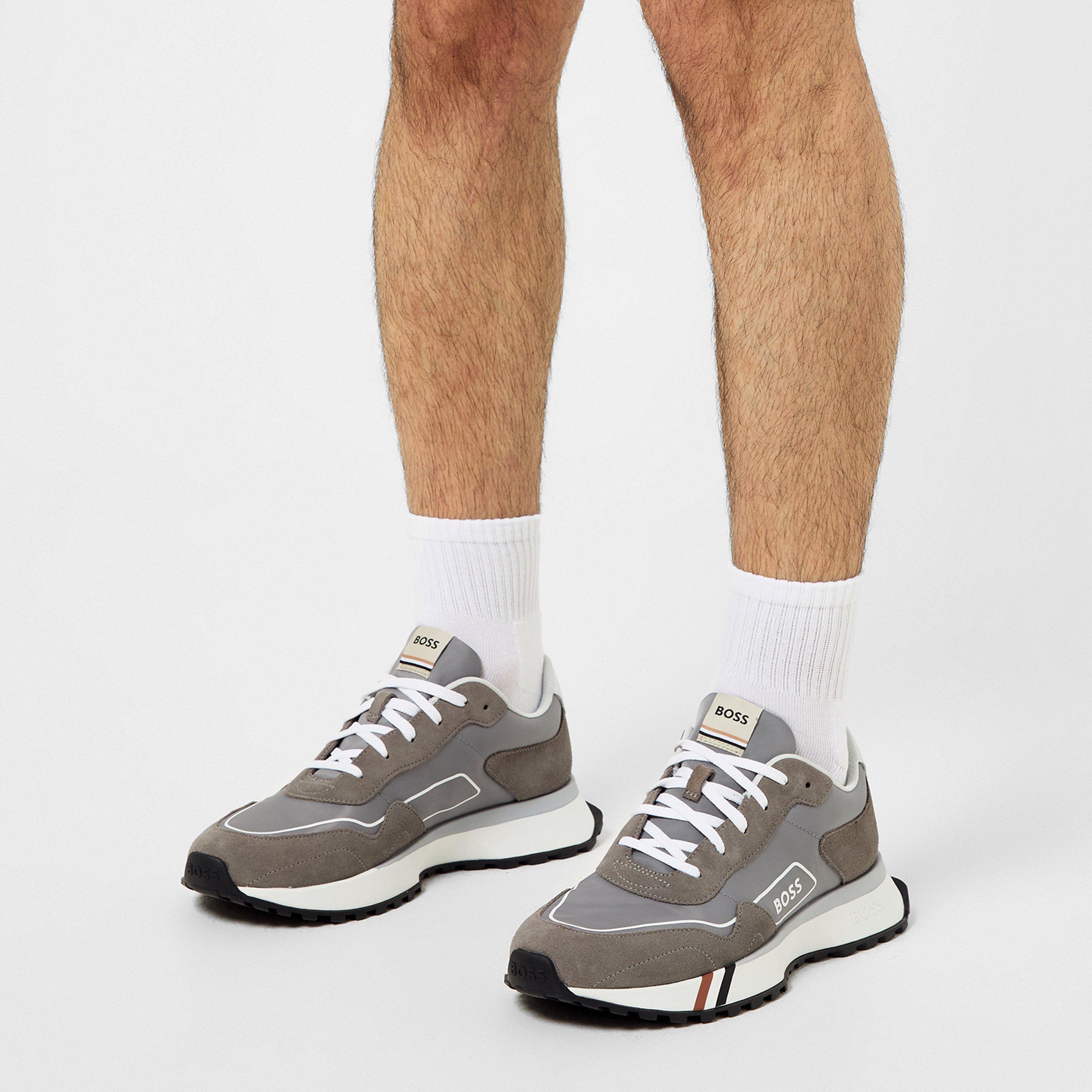 White 100 - Boss - 3-pack Quarter Sock Mens - 2