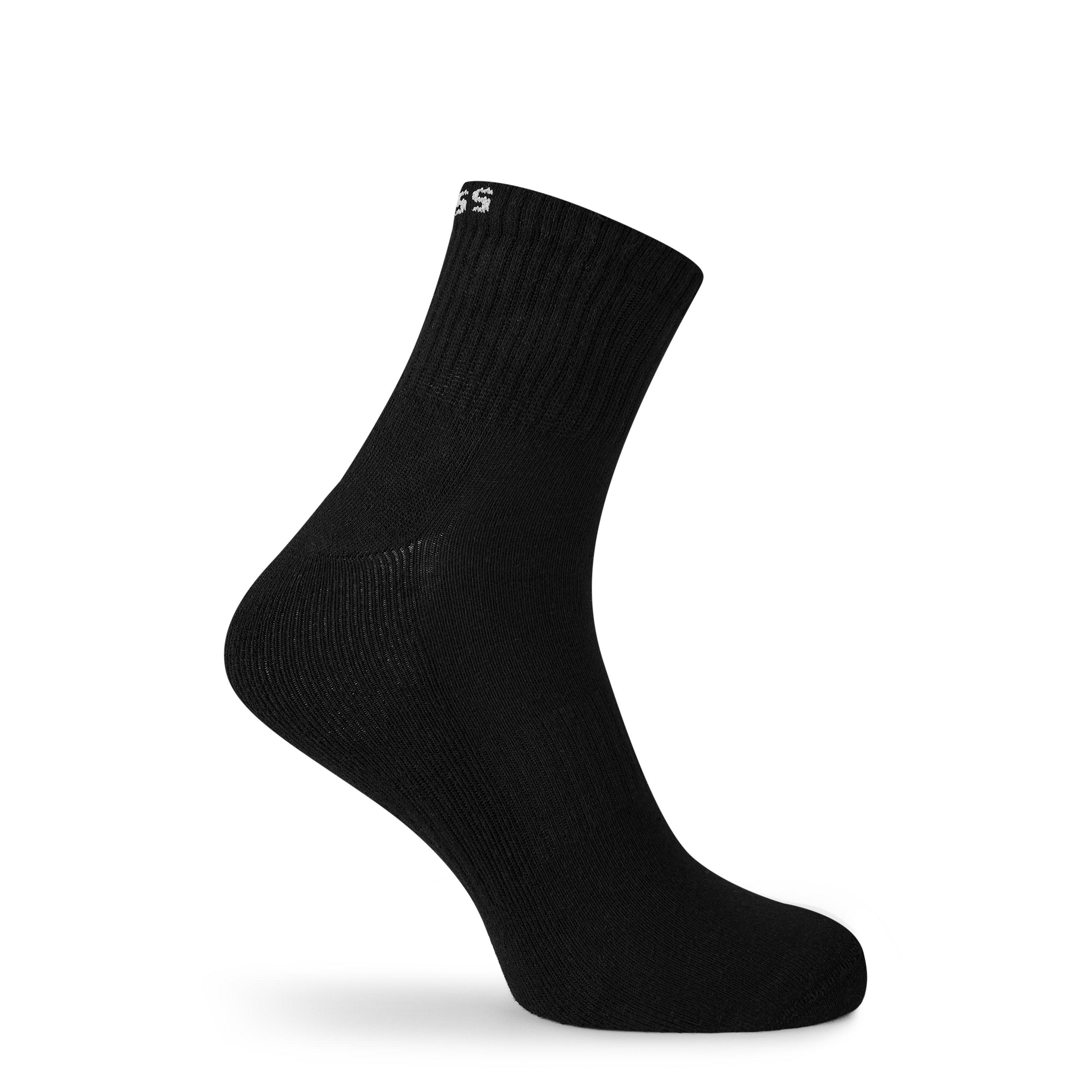 Black 001 - Boss - 3-pack Quarter Sock Mens - 3