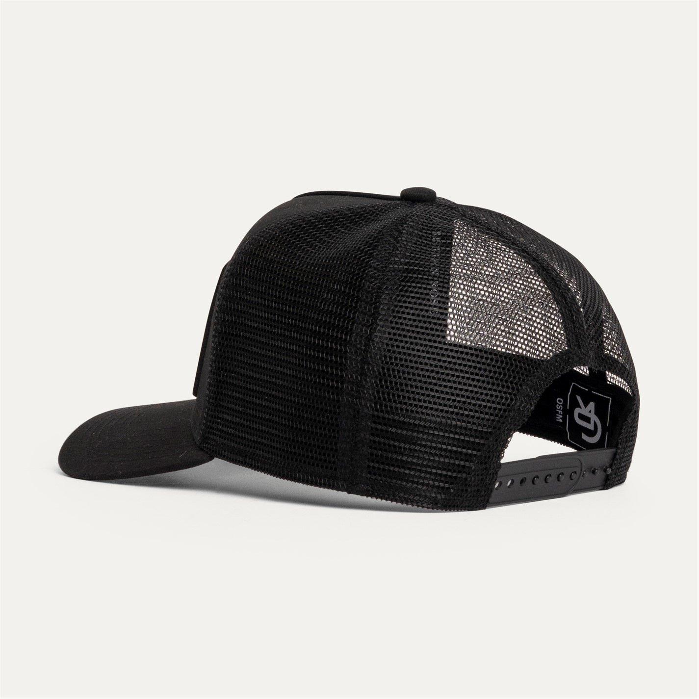 Christian Rose Half Rhinestone Iconic II Plate Trucker Cap | FRASERS