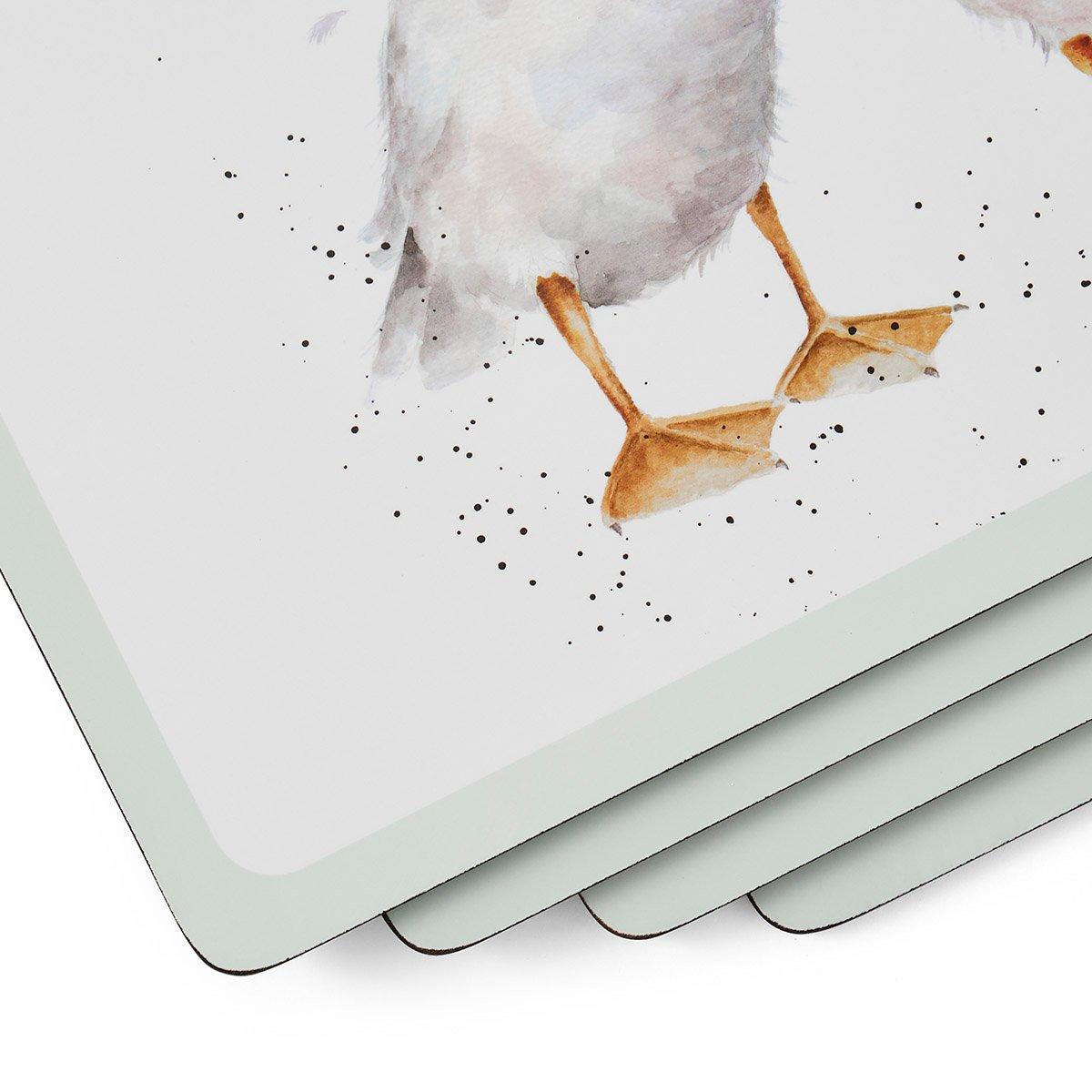 Multi - Royal Worcester Wrendale - Wrendale Designs Large Wildflowers 4 Placemats - 3