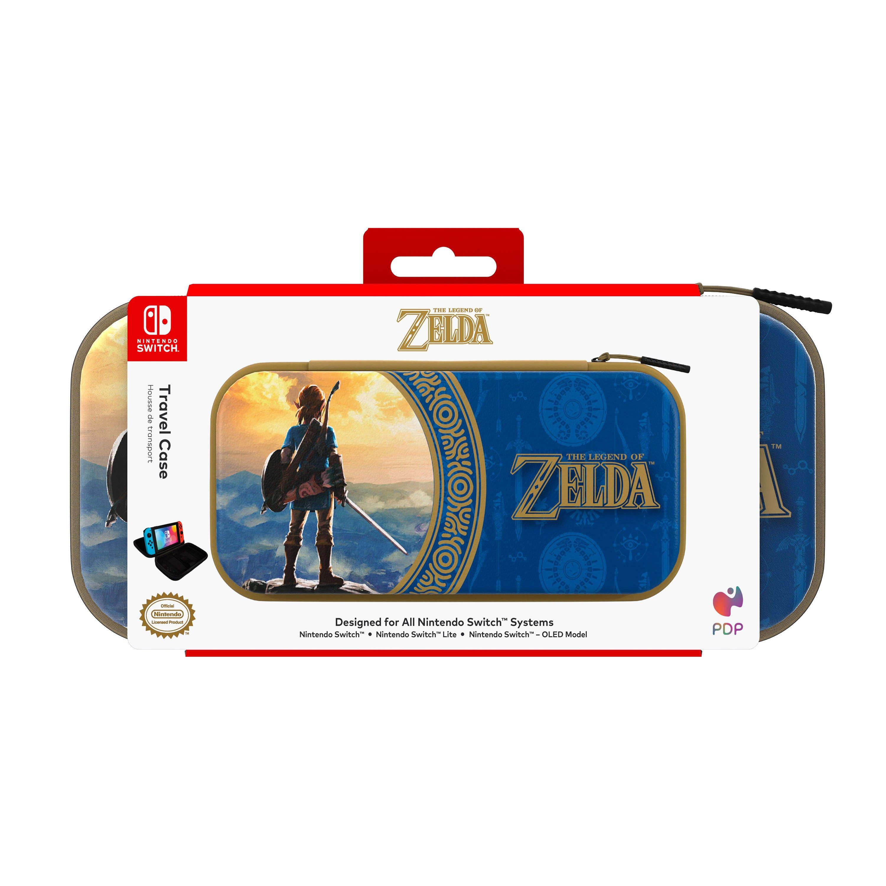 The Legend of Zelda PDP Nintendo Switch Travel Case - Hyrule Blue