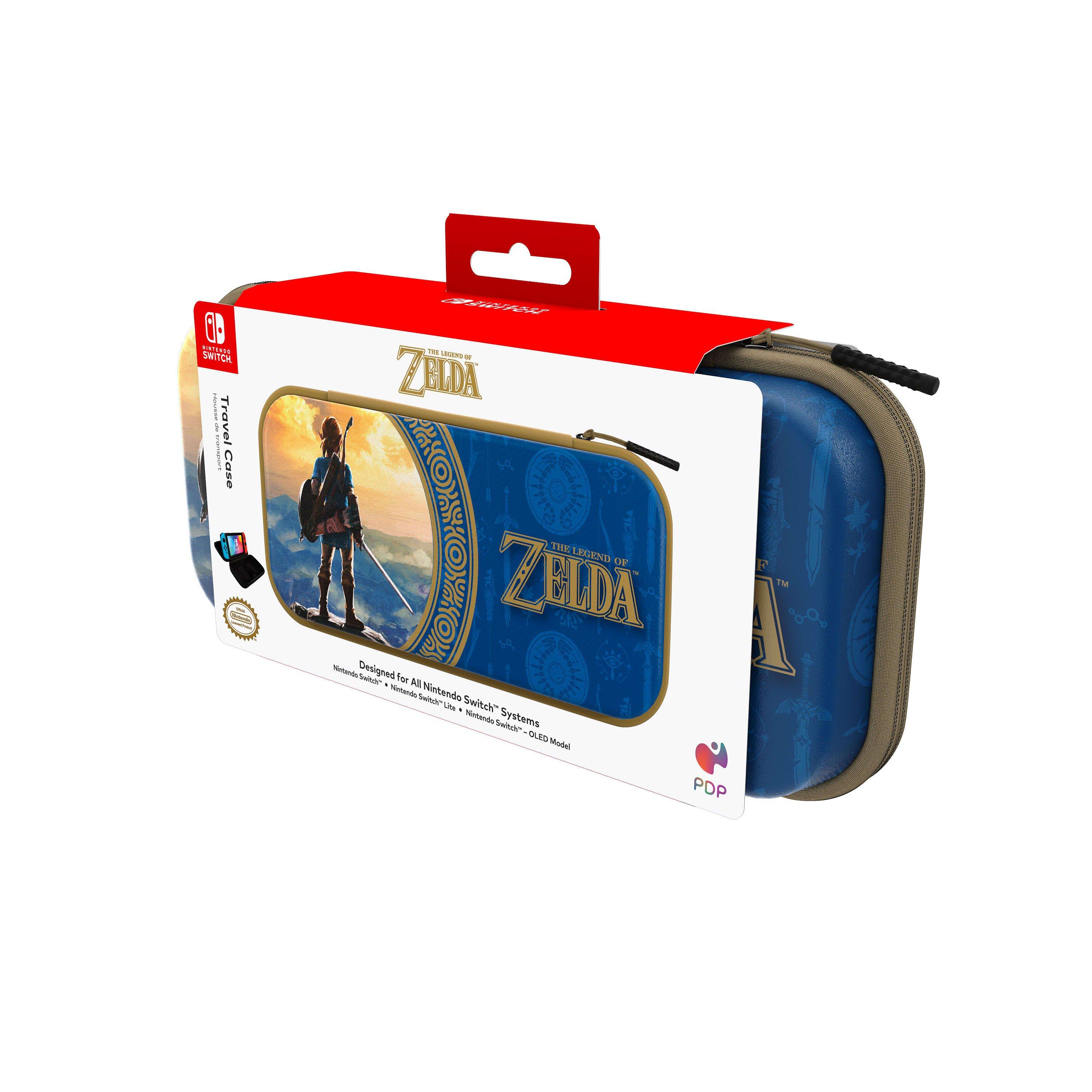 The Legend of Zelda PDP Nintendo Switch Travel Case - Hyrule Blue