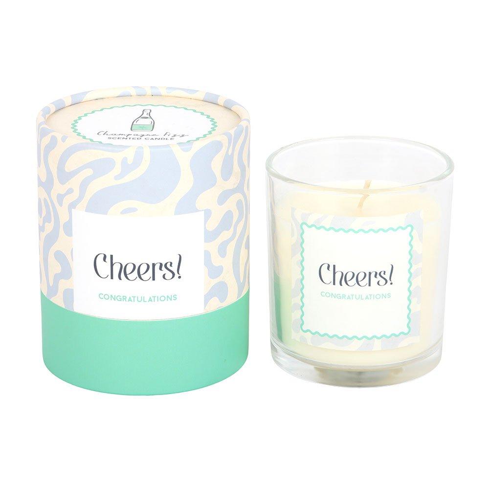 White - Something Different - Cheers Congratulations Champagne Fizz Candle - 2