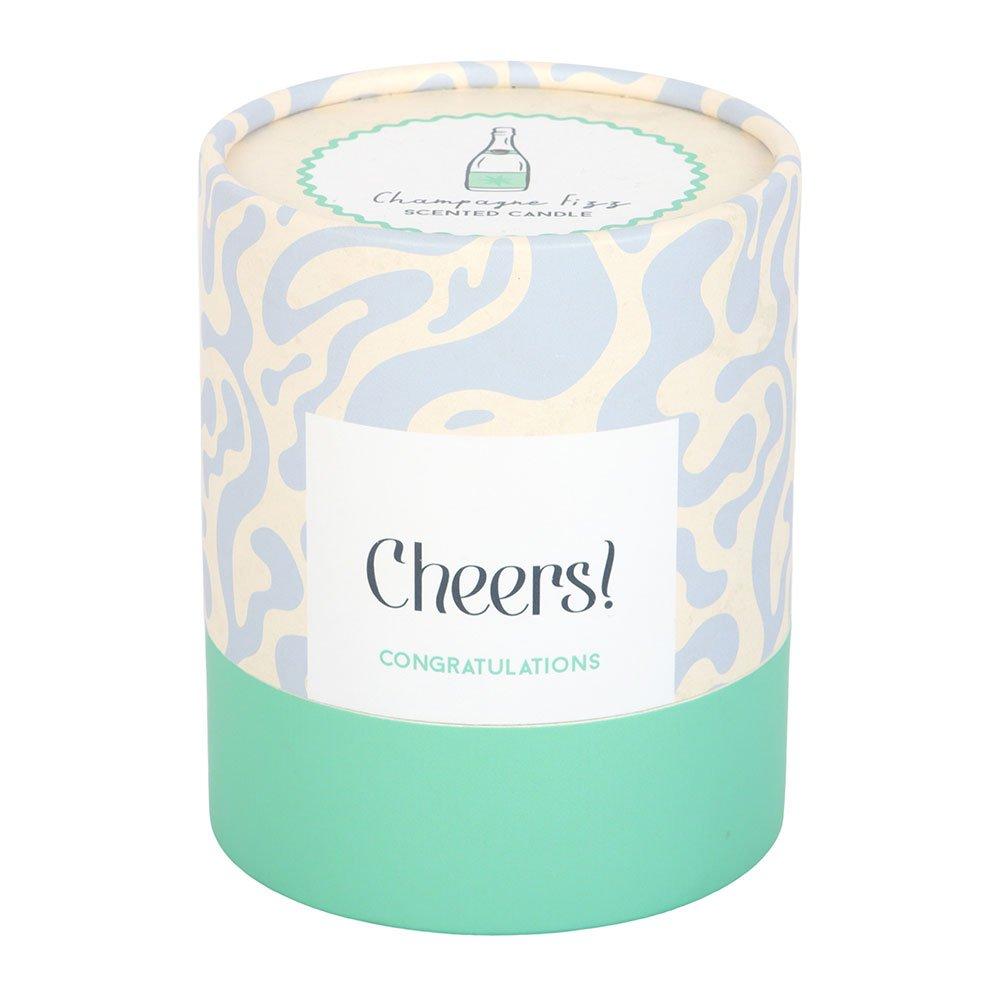 White - Something Different - Cheers Congratulations Champagne Fizz Candle - 4