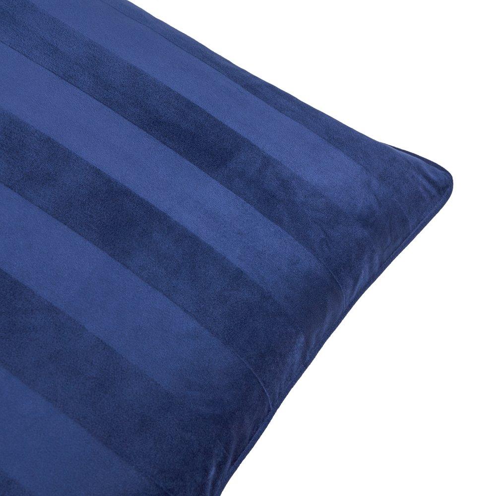 Midnight - Yard - Regency Stripe Velvet Cushion - 2