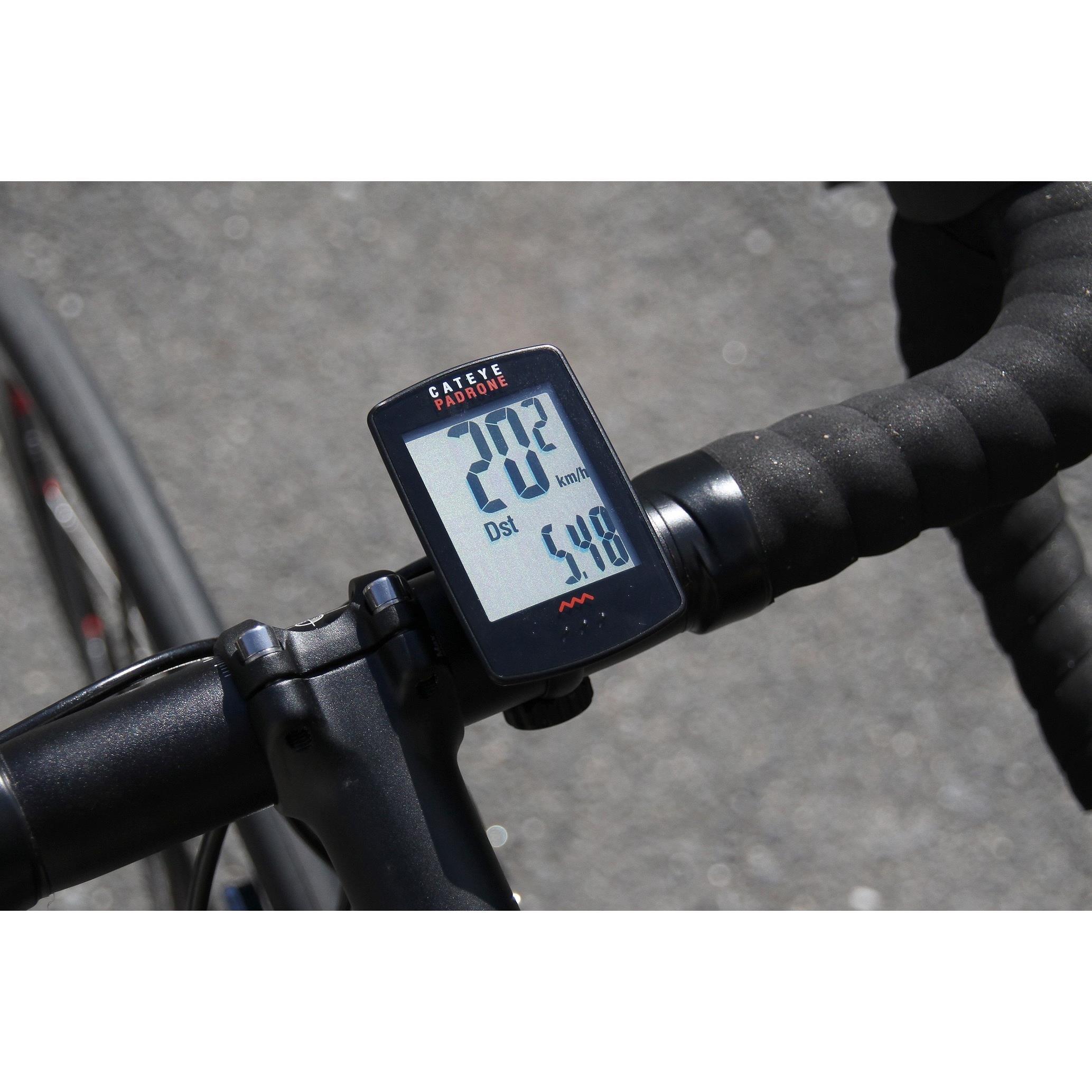 Black - Cateye - Padrone Wireless Cycle Computer - 4