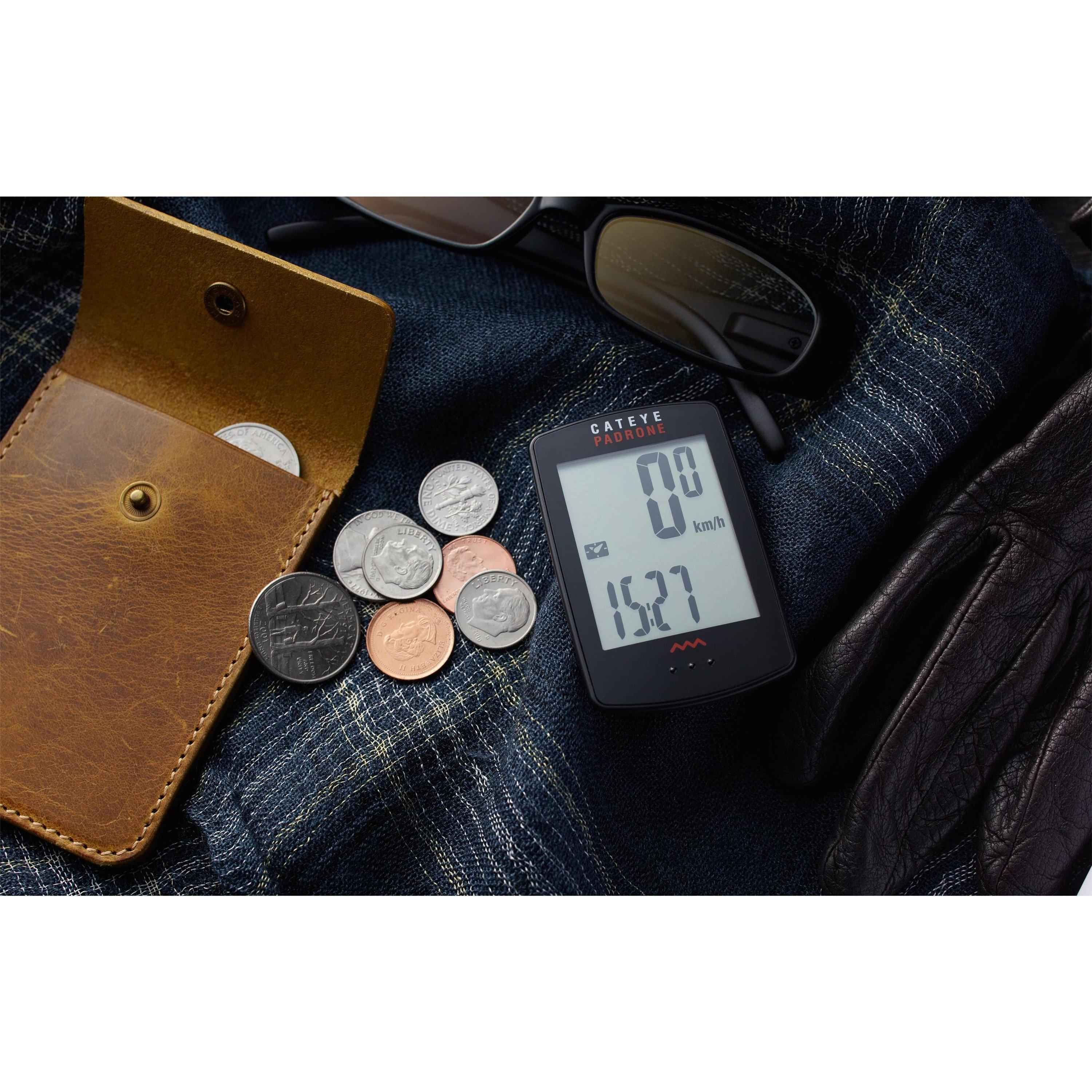 Black - Cateye - Padrone Wireless Cycle Computer - 5