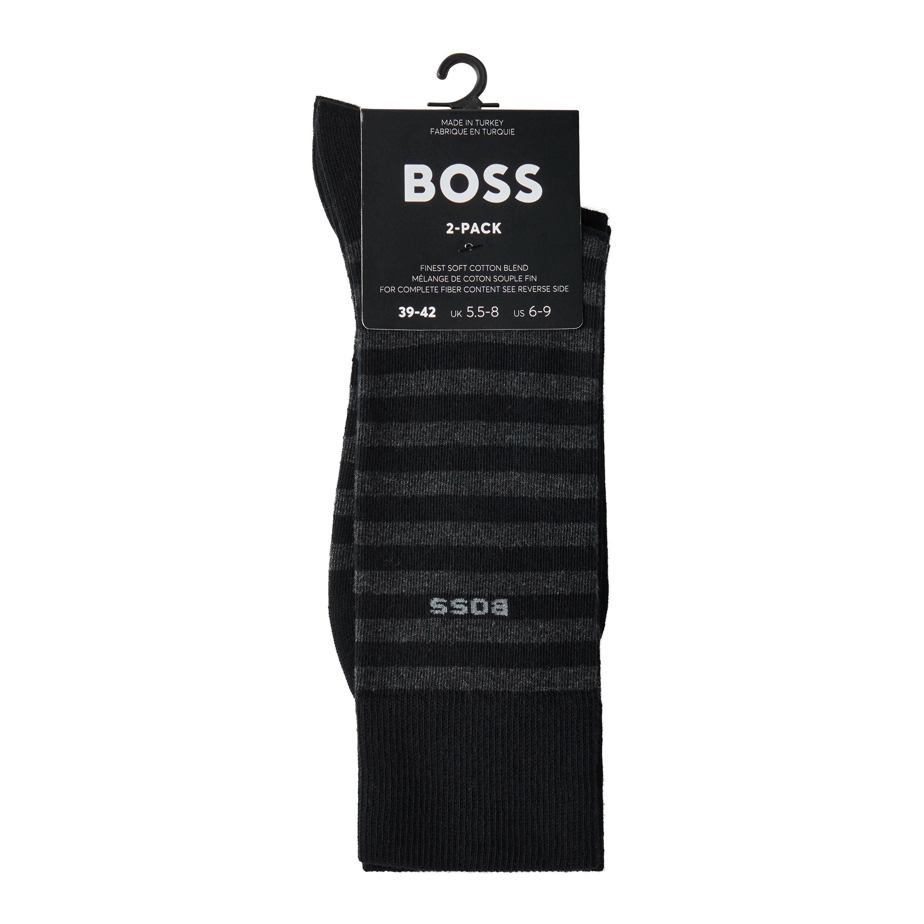 Boss Men's Stripe Crew Socks