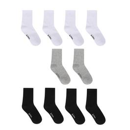 Lee Cooper Back to School Quarter socks 10pk Infant