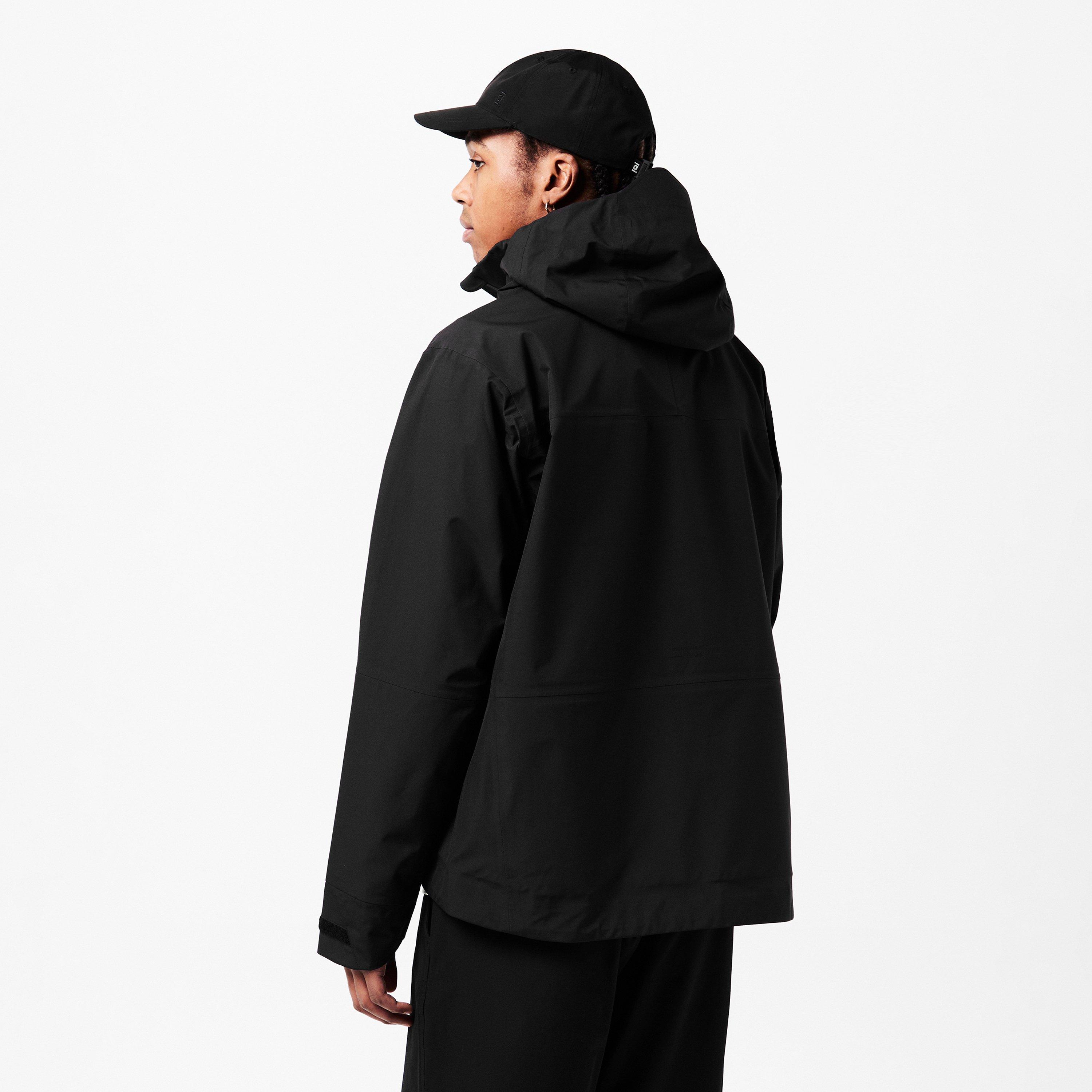 Black - Snow Peak - Men's  Windproof Long Sleeve Ski Jacket - 4