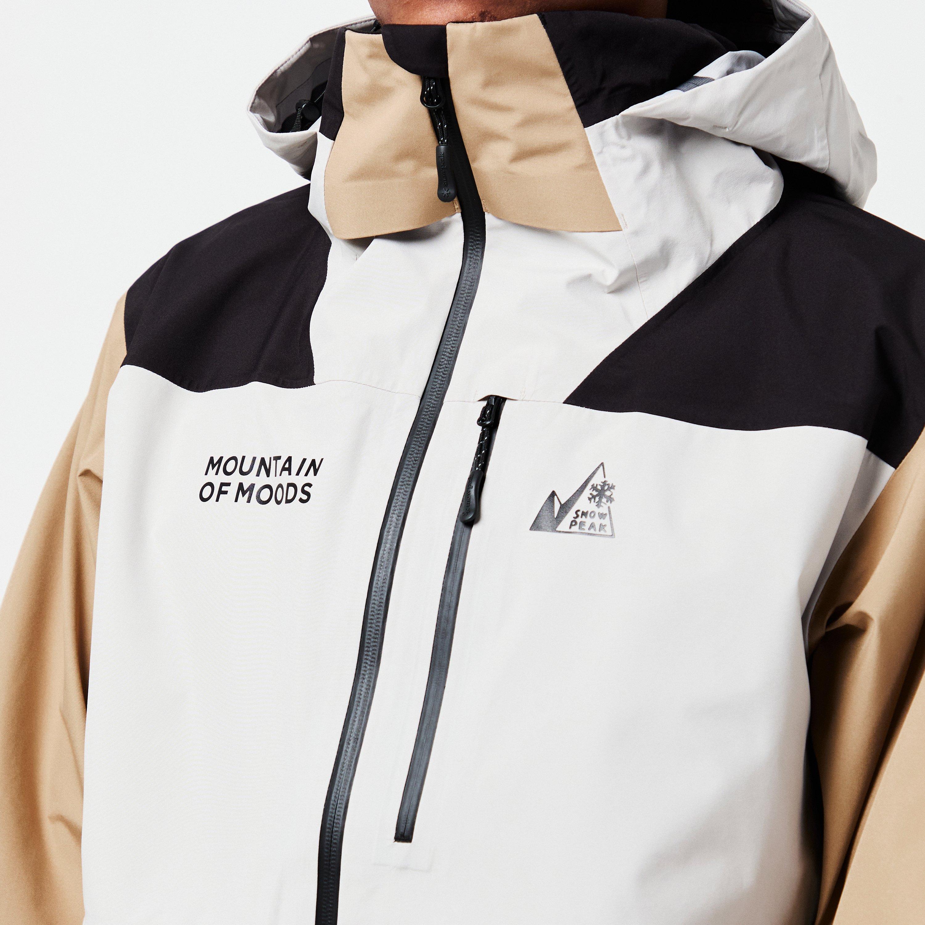 Beige - Snow Peak - Men's  Windproof Long Sleeve Ski Jacket - 5