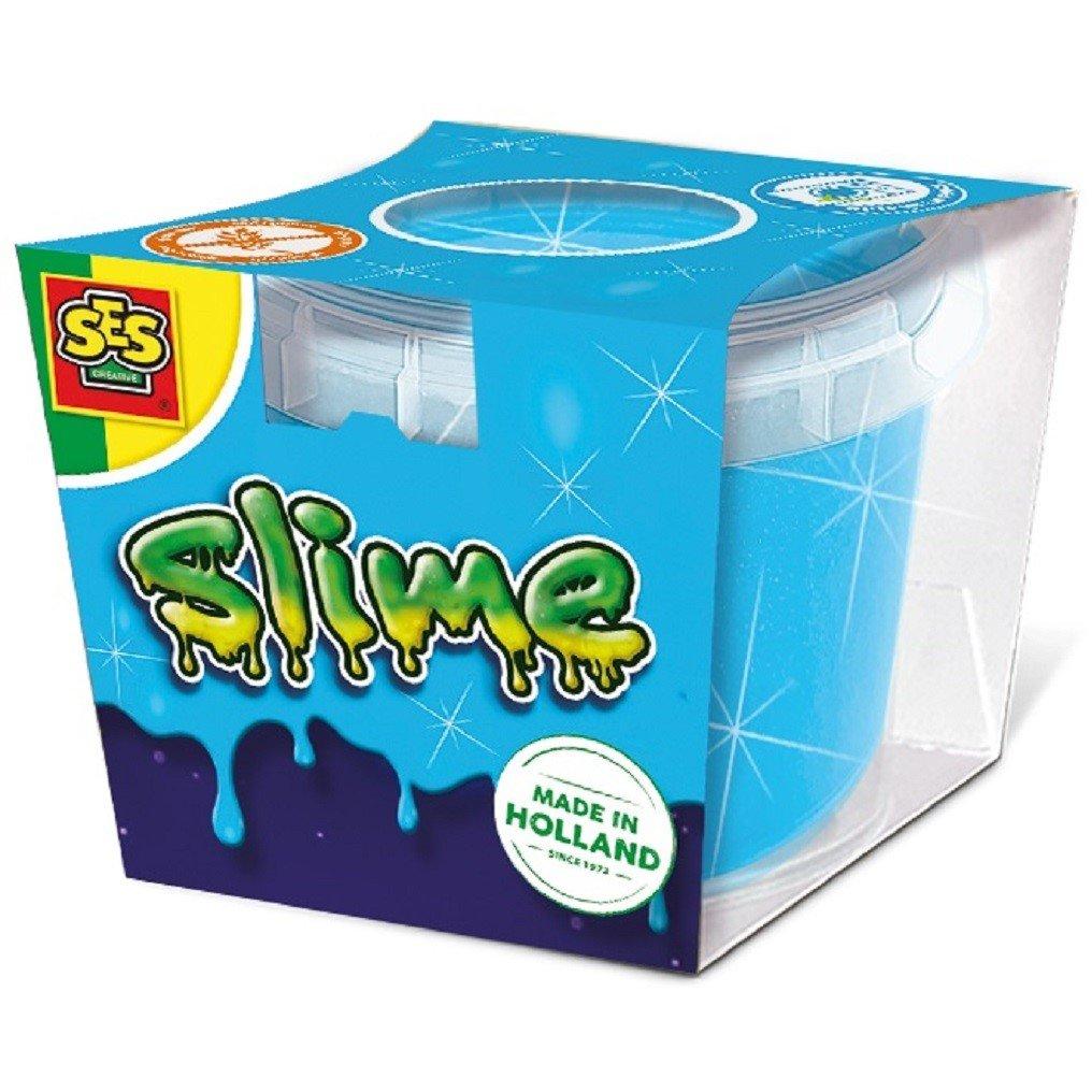 Ses Creative  Kids Slime - Blue Glitter 140 G - 