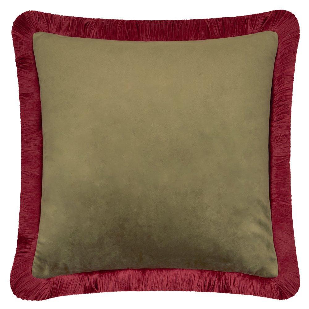 Halo Fringed Velvet  Cushions