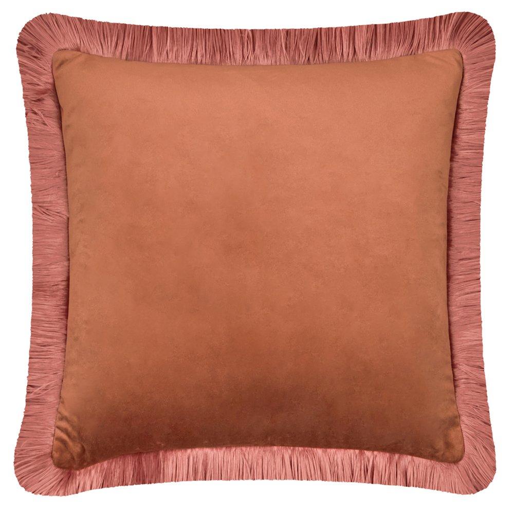 Halo Fringed Velvet  Cushions