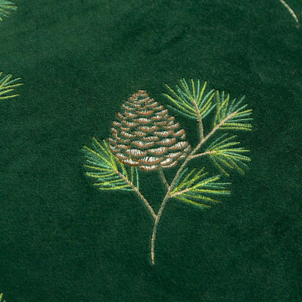Spruce Green - Furn - Winter Pines Faux Fur Cushion - 3