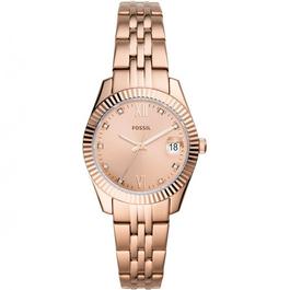 Fossil Scarlette Mini Rose Gold Tone Watch ES4898