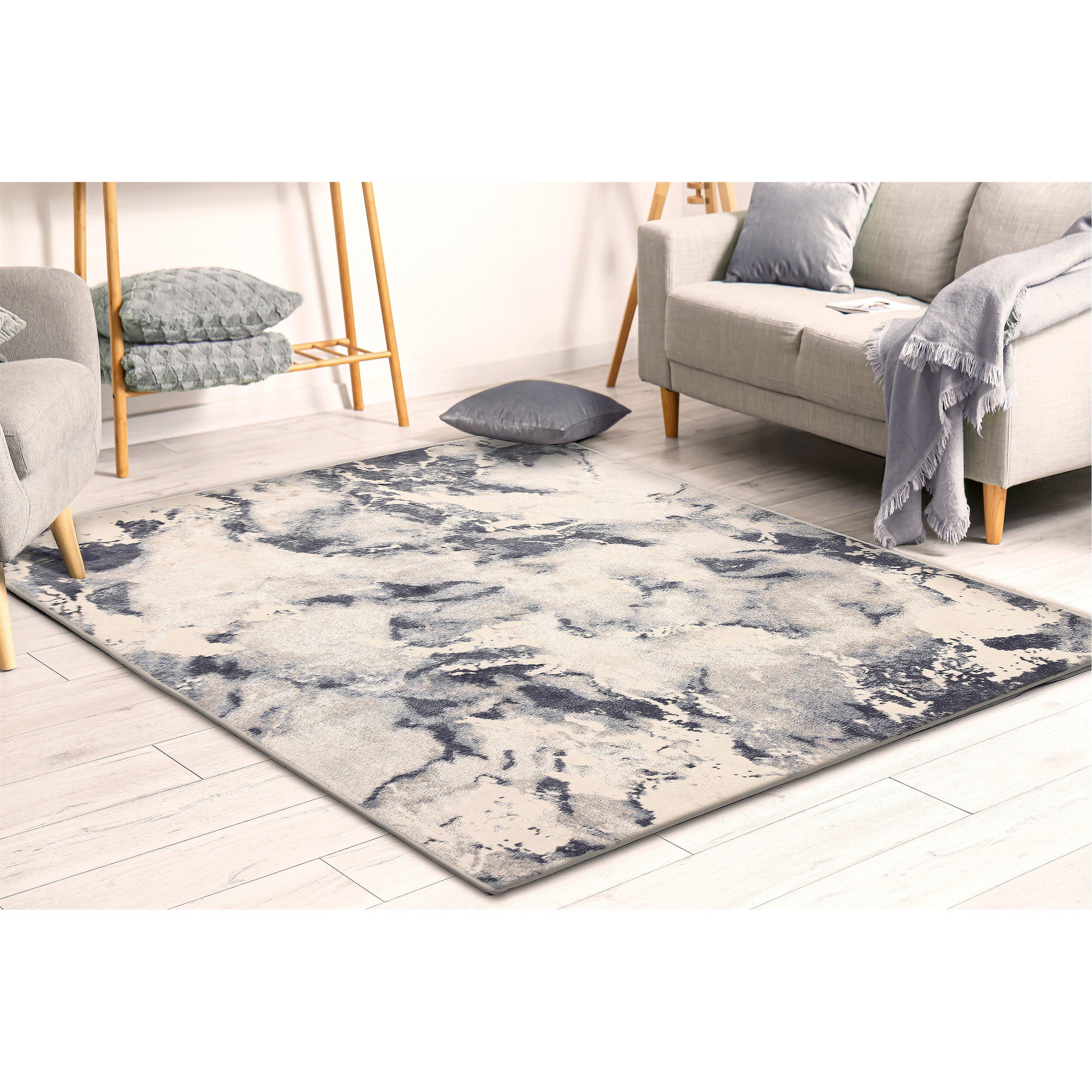 Navy - Arthouse - Muse Bahia Marble Navy 160 x 230cm Rug - 7