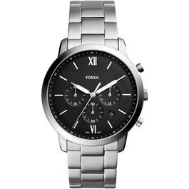 Fossil Gents Fossil Neutra Black Silver Watch FS5384