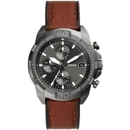 Fossil Bronson Brown Chronograph Watch FS5855