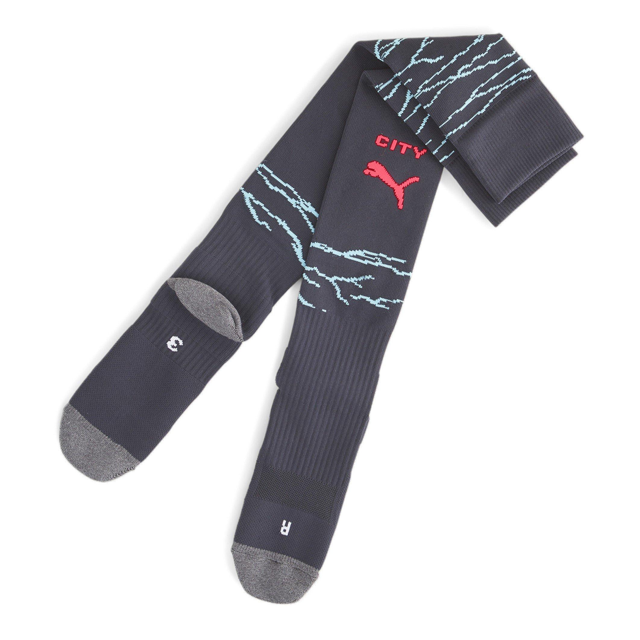 Puma Men's Team Mcfc Graphic Socks Replica Football Sock - Dark Navy - Mens 6-12