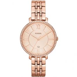 Fossil Jacqueline Rose Gold Tone Watch ES3546