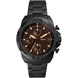 Fossil Bronson Black Chronograph Watch FS5851