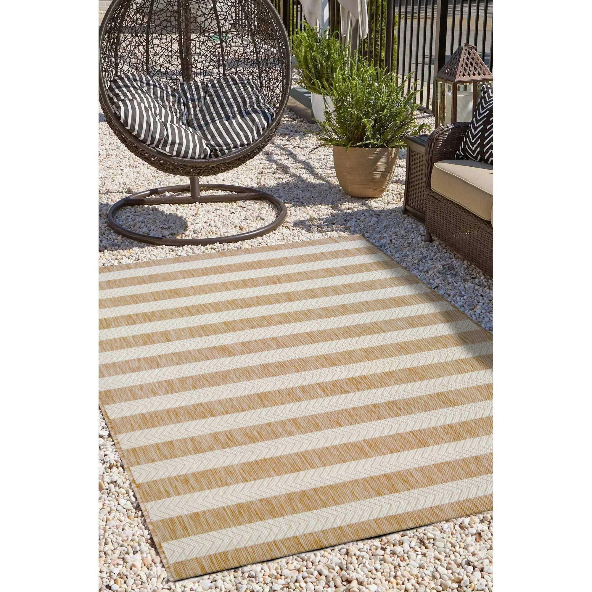 Natural - Homemaker - Eden Stripe Rug Natural - 4